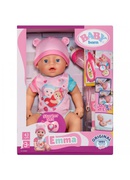  Baby Born Emma Doll, 43 cm (dzer, mazgājas, raud un izmanto podiņu) 834800