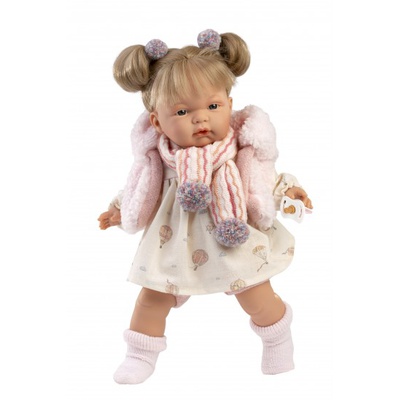  Lelle Joelle 38 cm, raud, runā, ar mānekli, mīkstais ķermenis Spānija LL38362