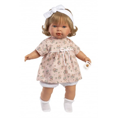  Lelle meitene Carla 42 cm (raud, saka: mama, papa) Spānija LL42164