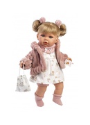  Lelle Julia 42 cm, raud, runā, ar mānekli, mīkstais ķermenis Spānija LL42408