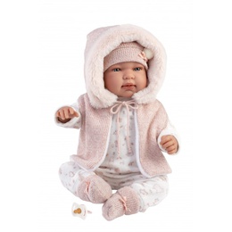  Lelle Tina 44 cm (raud, runā, ar mānekli, mīkstais ķermenis, kustina rokas un kājas) Spānija LL84486