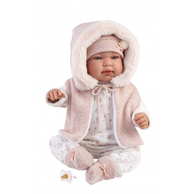  Lelle Tina 44 cm (ar mānekli, mīkstais ķermenis, kustina rokas un kājas) Spānija LL84486NM