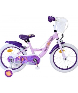  Bērnu velosipēds 16 collas Disney Wish (2 rokas bremzes, uz 85% salikts) (4-6 gadiem) VOL31653  Hover