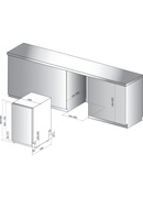 Trauku mazgājamā mašīna WHIRLPOOL WSIP 4O33 PFE Hover